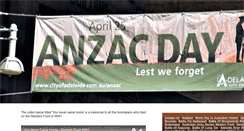 Desktop Screenshot of anzac-day.net