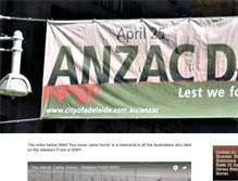 Tablet Screenshot of anzac-day.net